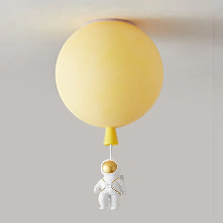AstralGlow - Acryl plafondlamp met maan en astronaut