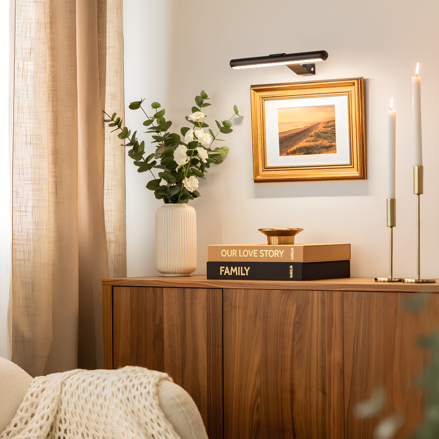 Lumevo - Draadloze LED-wandlamp met verstelbare helderheid