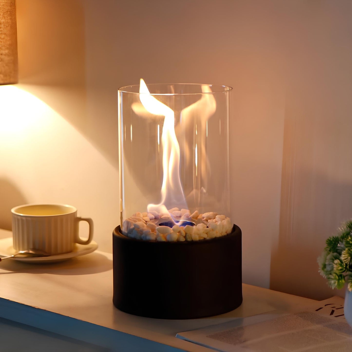 HearthFlame - Olie lamp verlichting met flikkerend olievuur