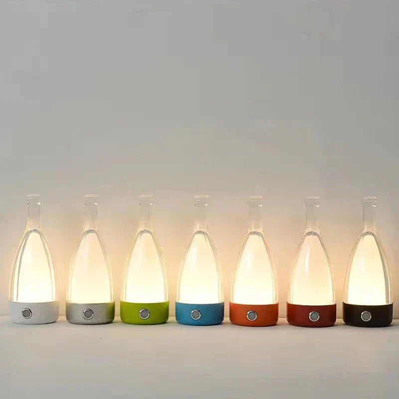 LumiBottle - Oplaadbare wijnflesvormige nachtlamp