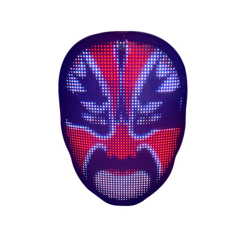 IlluMask - Heroplaadbaar LED masker met veranderend gezicht