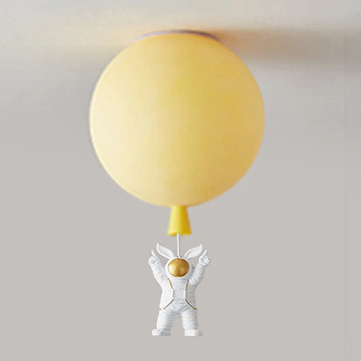 AstralGlow - Acryl plafondlamp met maan en astronaut