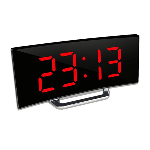 ClarityClock - Modern LED klok met gebogen display