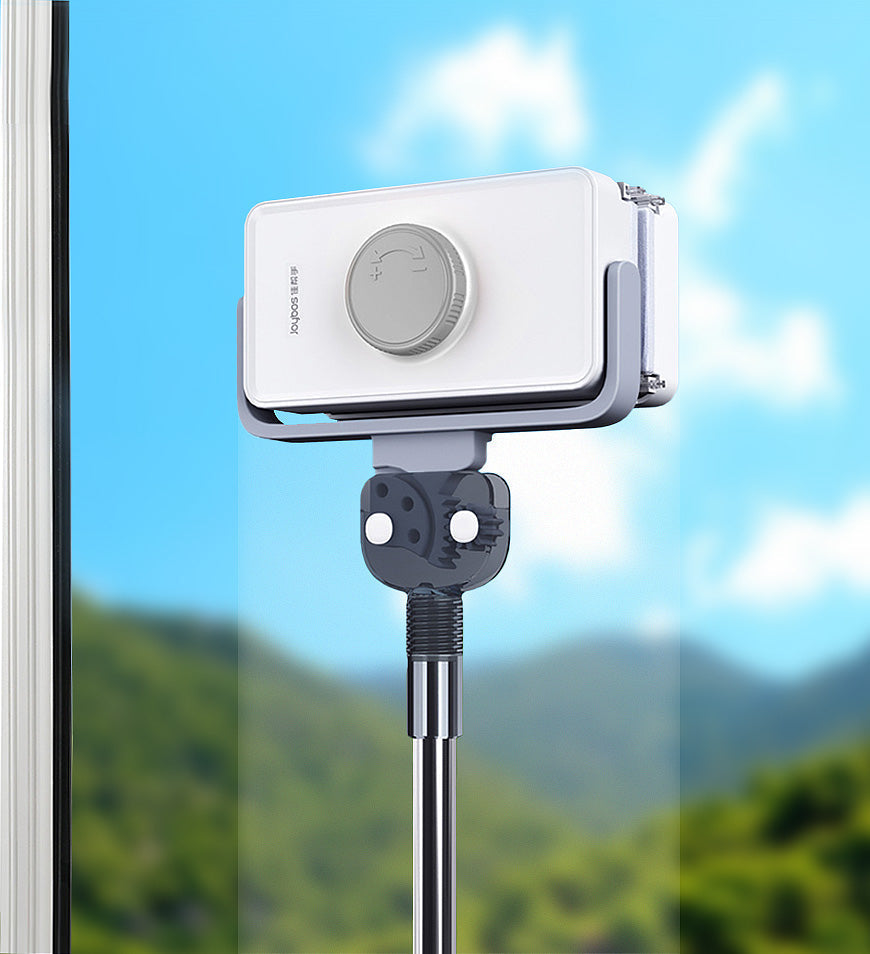 MagnaSweep - Dubbelzijdige magnetische raamwisser met telescoopsteel