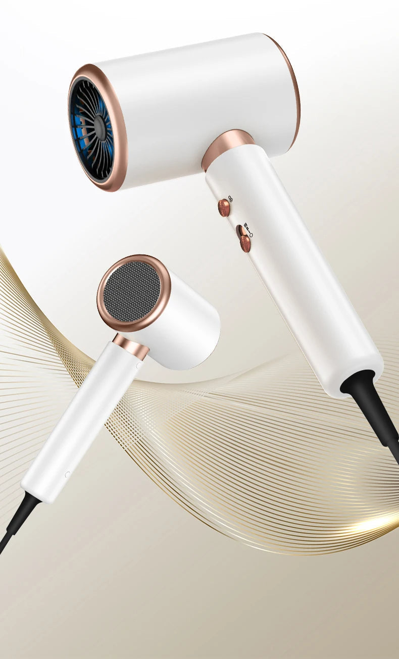 StyloVibe - Professionele haardroger 2400W met koude en warme lucht - negatieve ionen