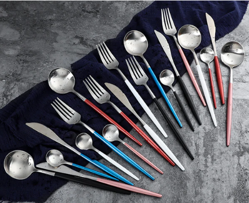 OpulentCutlery - Luxe 24-delige goud-zilver bestekset van roestvrij staal