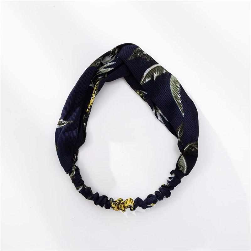 BohoWrap - Modieuze elastische haarband met bloemenprint