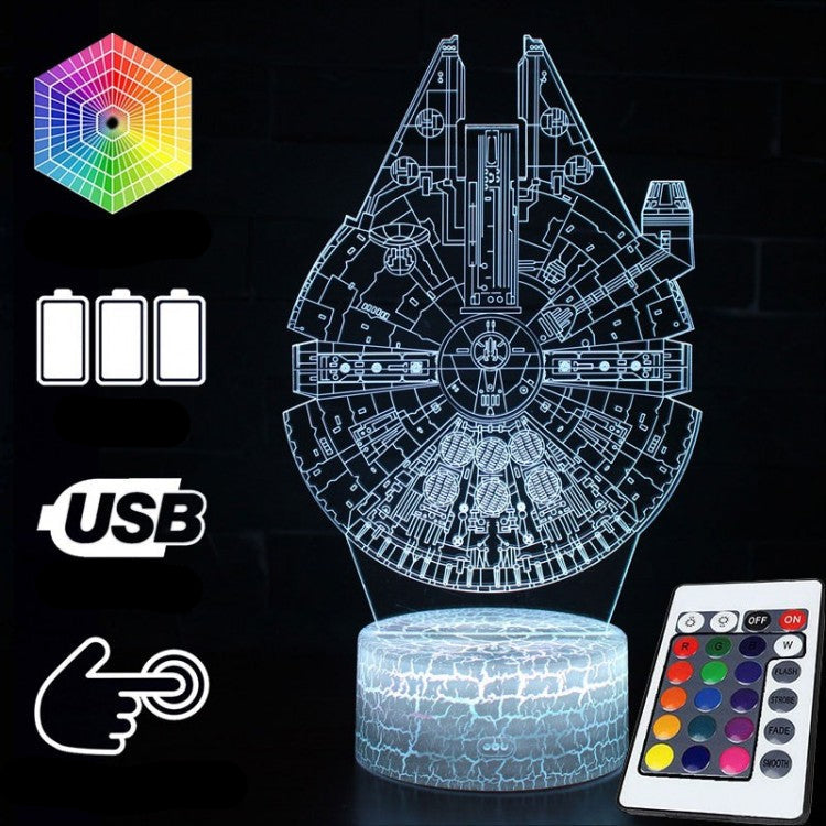 FalconGlow - 3D-Lampe Star Wars Millennium Valk