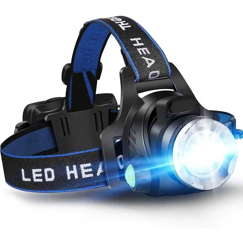 XtremeLight - Krachtige waterdichte LED-hoofdlamp met zoom & oplaadbare batterij voor buitenactiviteiten