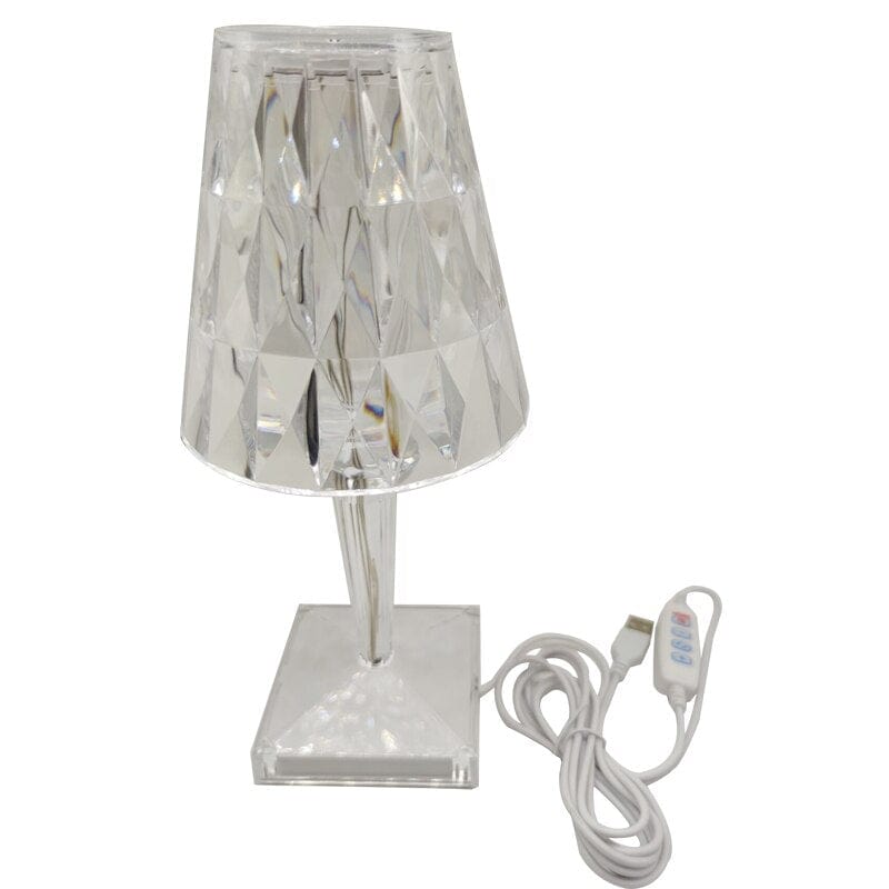 GlitzGlow - LED tafellamp gemaakt met diamantkristal