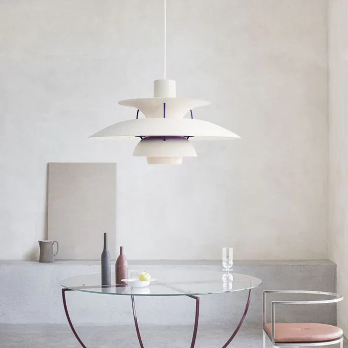 LuminoMora | Modern Shade LED Hanging Lamp Colorful Metal Living/Bedroom/Dining Room