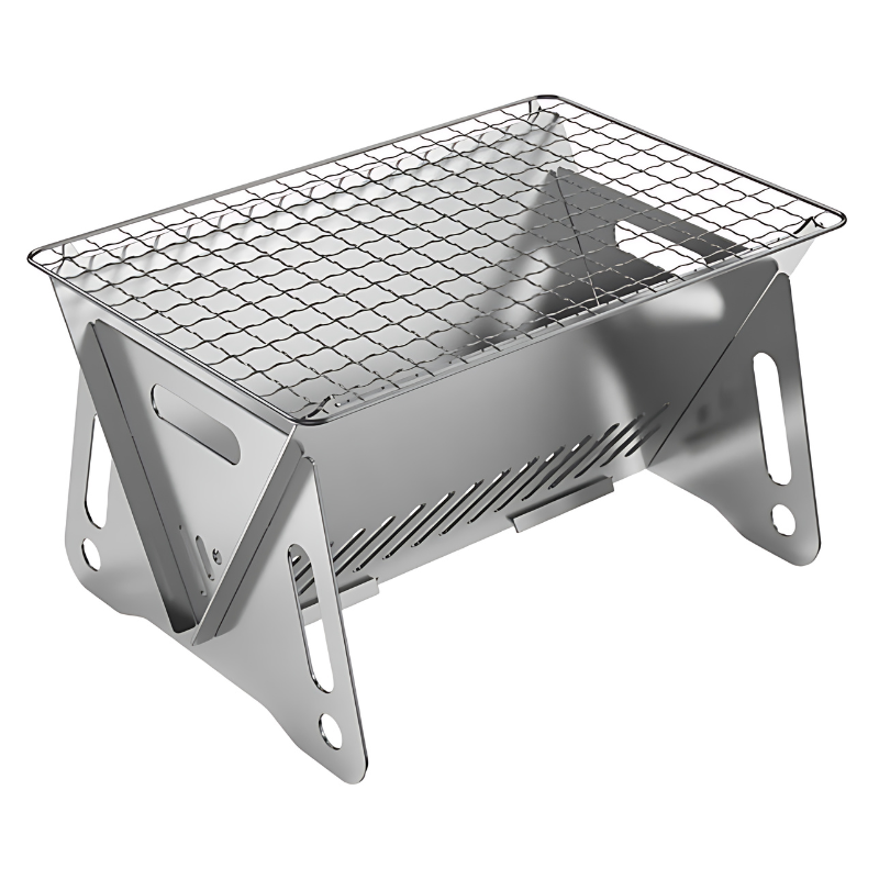 FireFeast - Kompakte draagbare BBQ-grill voor kamperen