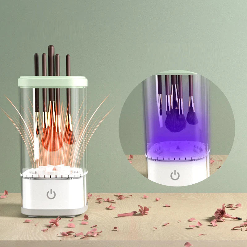 PureBrush - Automatische Make-up Kwastenreiniger met Design