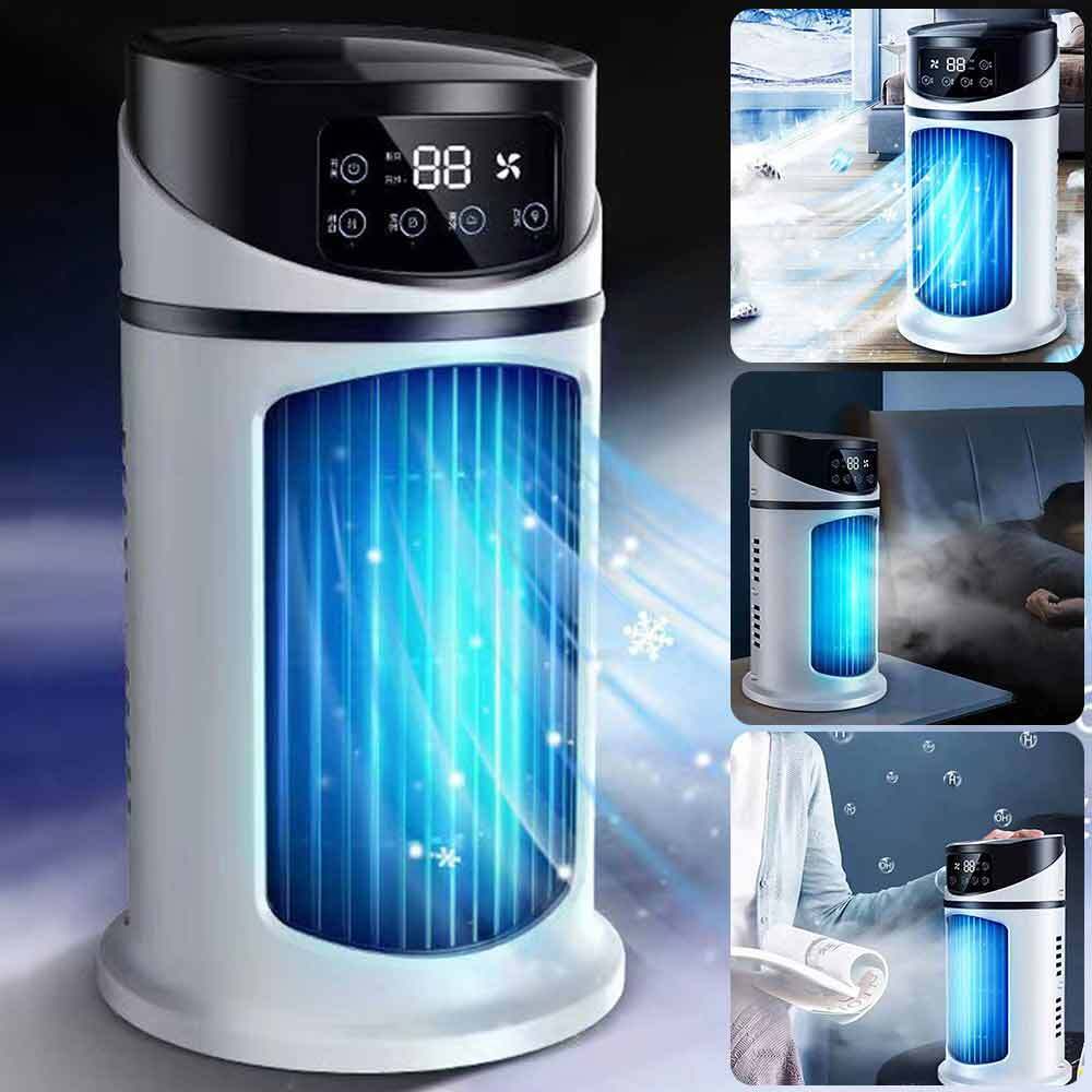 PolarAir - Compacte persoonlijke luchtkoeler met LED verlichting