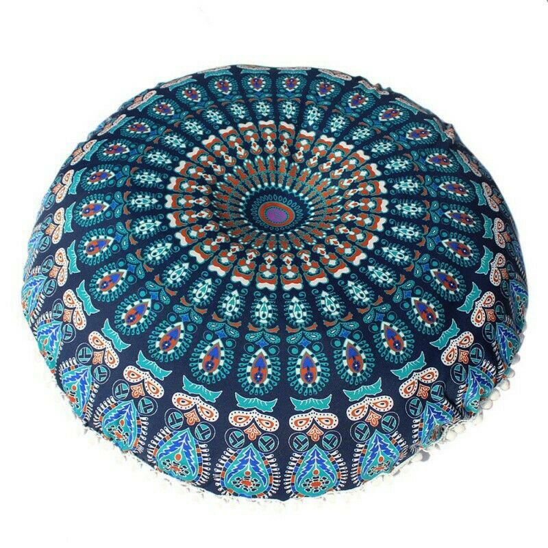 CalmCircle - Luxe & Elegante Meditatiekussen met Indisch Mandala-patroon