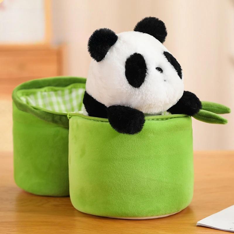 HuggiPanda - Panda Kussen Zacht, decoratief en draagbaar