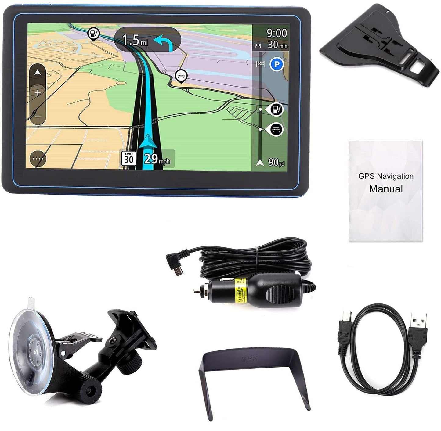 DriveGuide - 7 inch GPS navigatiesysteem met levenslange kaartupdates