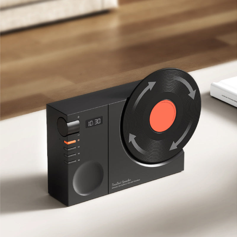 RetroVibe - Bluetooth-luidspreker en draadloze platenspeler