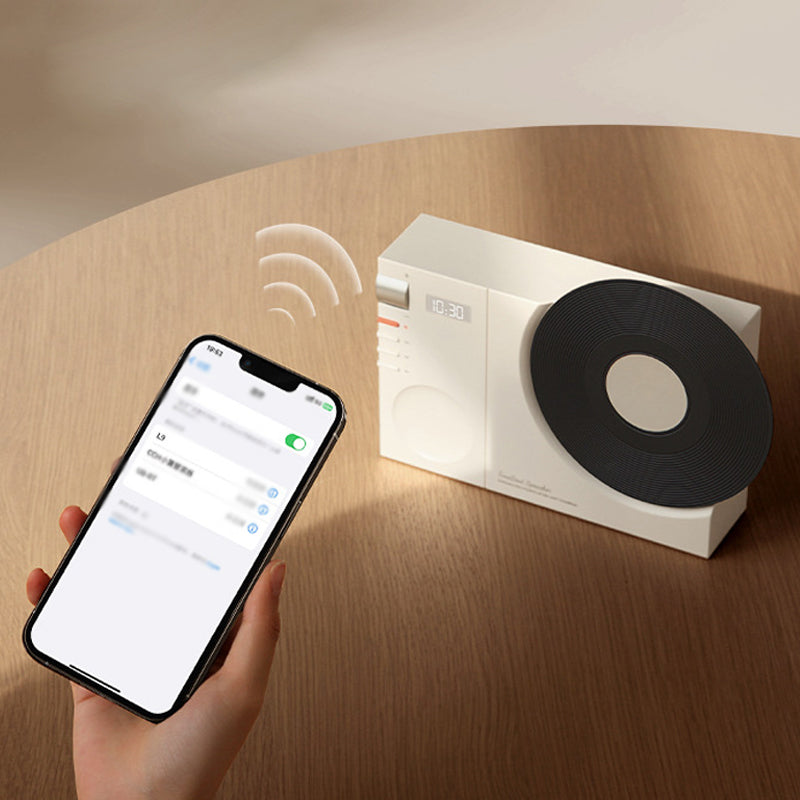 RetroVibe - Bluetooth-luidspreker en draadloze platenspeler
