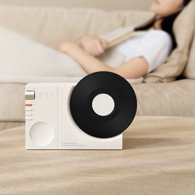 RetroVibe - Bluetooth-luidspreker en draadloze platenspeler