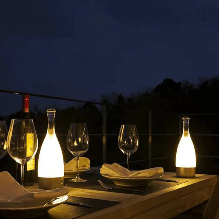 LumiBottle - Oplaadbare wijnflesvormige nachtlamp