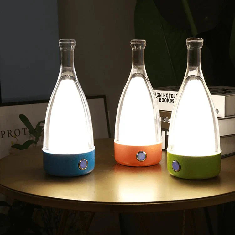 LumiBottle - Oplaadbare wijnflesvormige nachtlamp