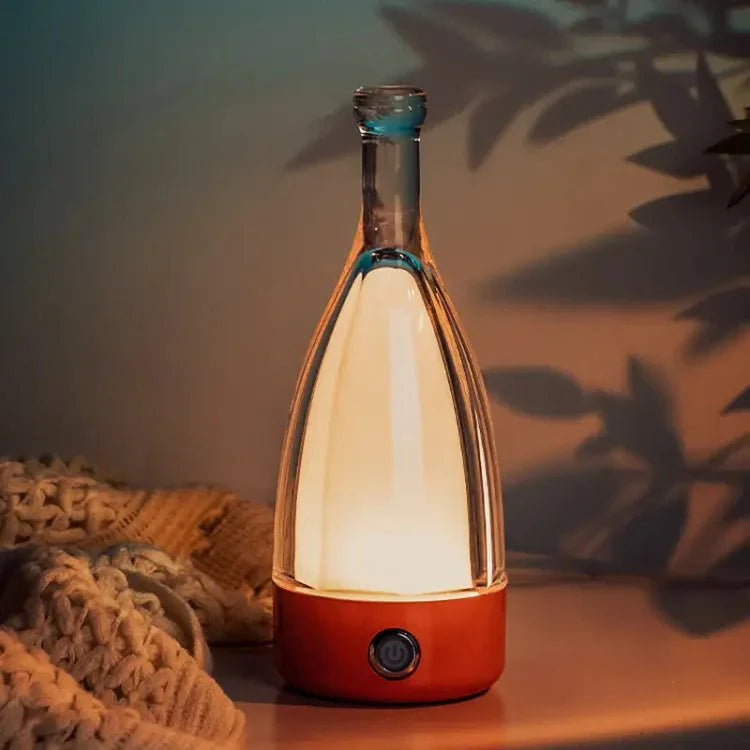LumiBottle - Oplaadbare wijnflesvormige nachtlamp