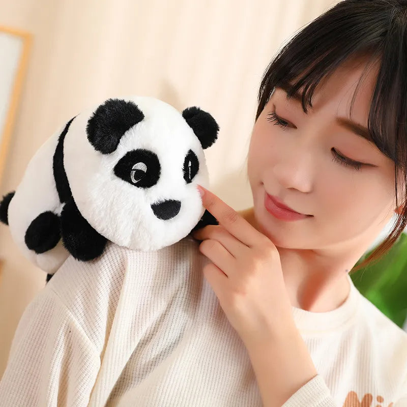 HuggiPanda - Panda Kussen Zacht, decoratief en draagbaar