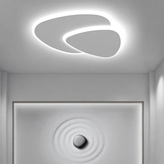 AnoukLight | Moderne LED Plafondlamp Metaal en Acryl in Wit voor Slaap