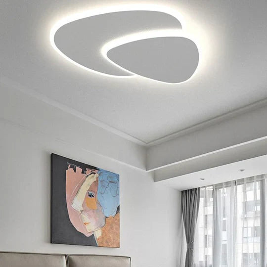 AnoukLight | Moderne LED Plafondlamp Metaal en Acryl in Wit voor Slaap