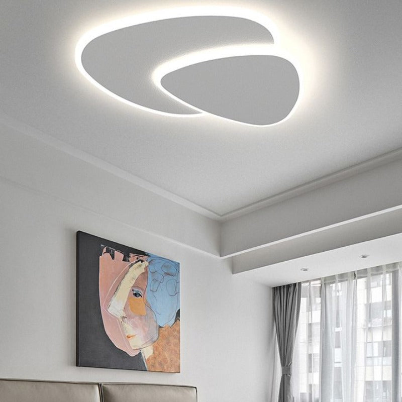 AmbianceCraft | Quinn Moderne LED Plafondlamp Metaal/Acryl Wit Slaapkamer/Woonkamer/Eetkamer