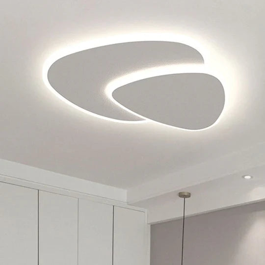 AnoukLight | Moderne LED Plafondlamp Metaal en Acryl in Wit voor Slaap