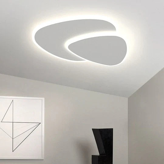 AnoukLight | Moderne LED Plafondlamp Metaal en Acryl in Wit voor Slaap