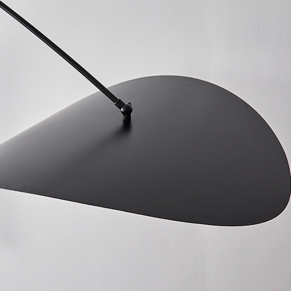 ChicBeam | Moderne Lotusblad LED Hanglamp Zwart/Goud Metaal Woonkamer