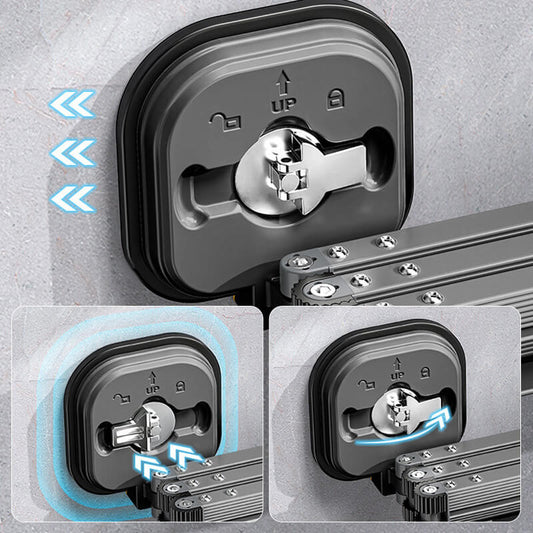 SuctionRack - Zuignap wandgemonteerde kledingrek