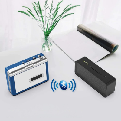 RetroWave - Bluetooth kleine cassette radio met bandrecorder en speler
