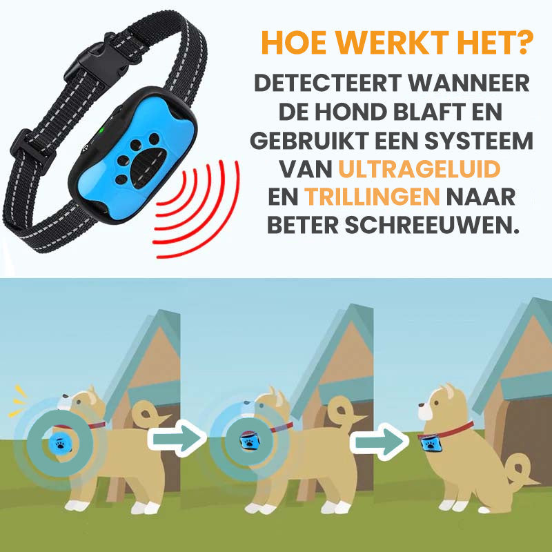 CalmCollar | Anti Blaf Halsband Voor Hondentraining