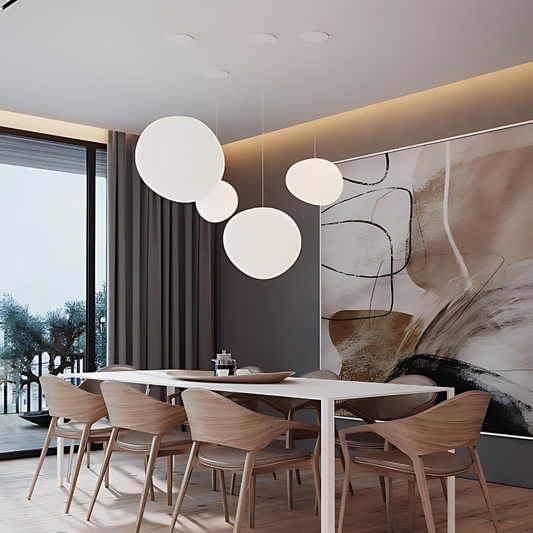 PebbleLight - Elegante glas-diesel design pendelleuchte