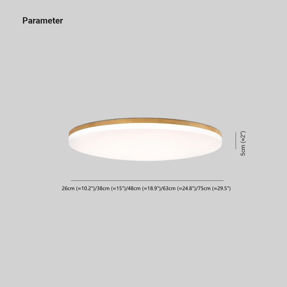 HomeBright | LED Plafondlamp Hout Metaal Slaapkamer Woonkamer Eetkamer