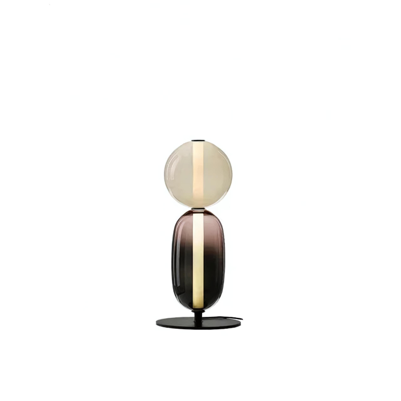 LustroLicht - Bonbonkleurige glazen staande lamp