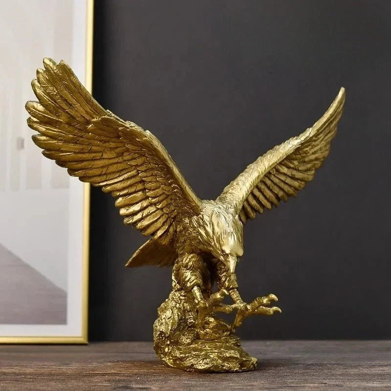 EagleCraft - Majestic gouden adelaar sculptuur voor elegantie