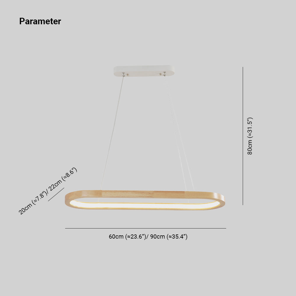 IllumiCraft | Moderne LED Hanglampen Metaal Hout Woonkamer Eetkamer