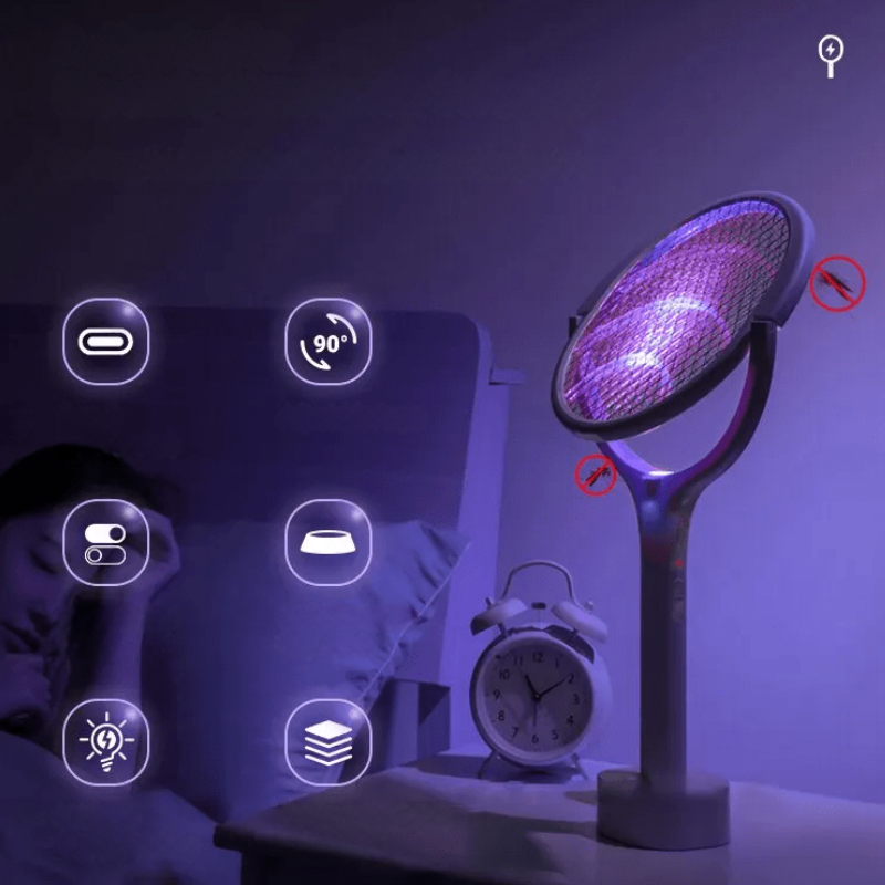 EcoZap - Veilig & Effectief Elektrisch Muggenracket