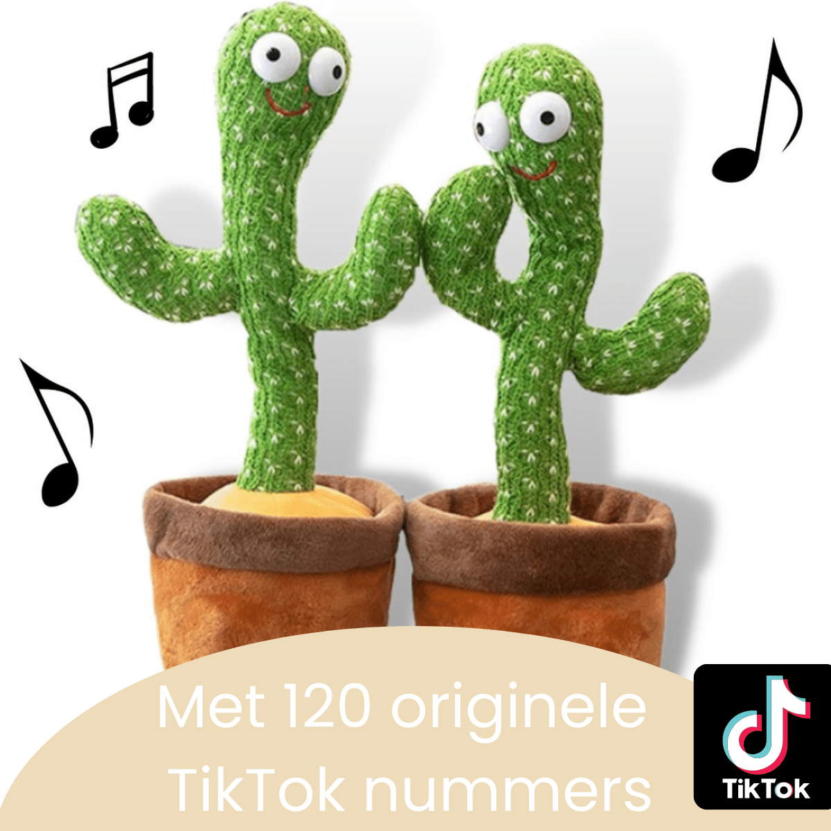 LumaNova - Reageert op geluid De pratende cactus