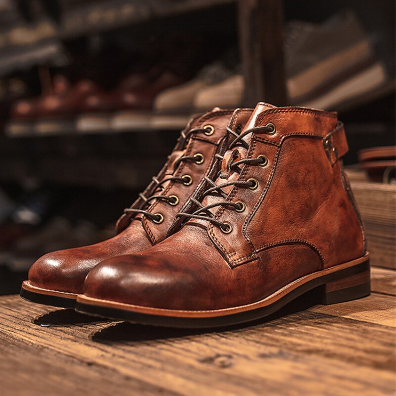 OrthoLeather - Orthopedische leren herenlaarzen