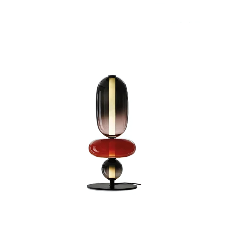 LustroLicht - Bonbonkleurige glazen staande lamp