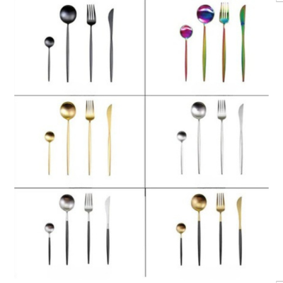 OpulentCutlery - Luxe 24-delige goud-zilver bestekset van roestvrij staal
