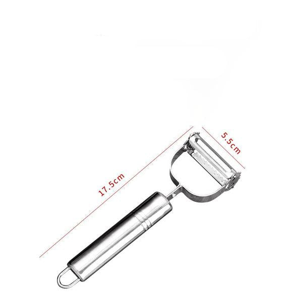 GrateMaster - RVS drie-delig set van aardappel-, komkommer- en wortelraspers