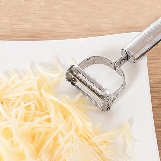 GrateMaster - RVS drie-delig set van aardappel-, komkommer- en wortelraspers