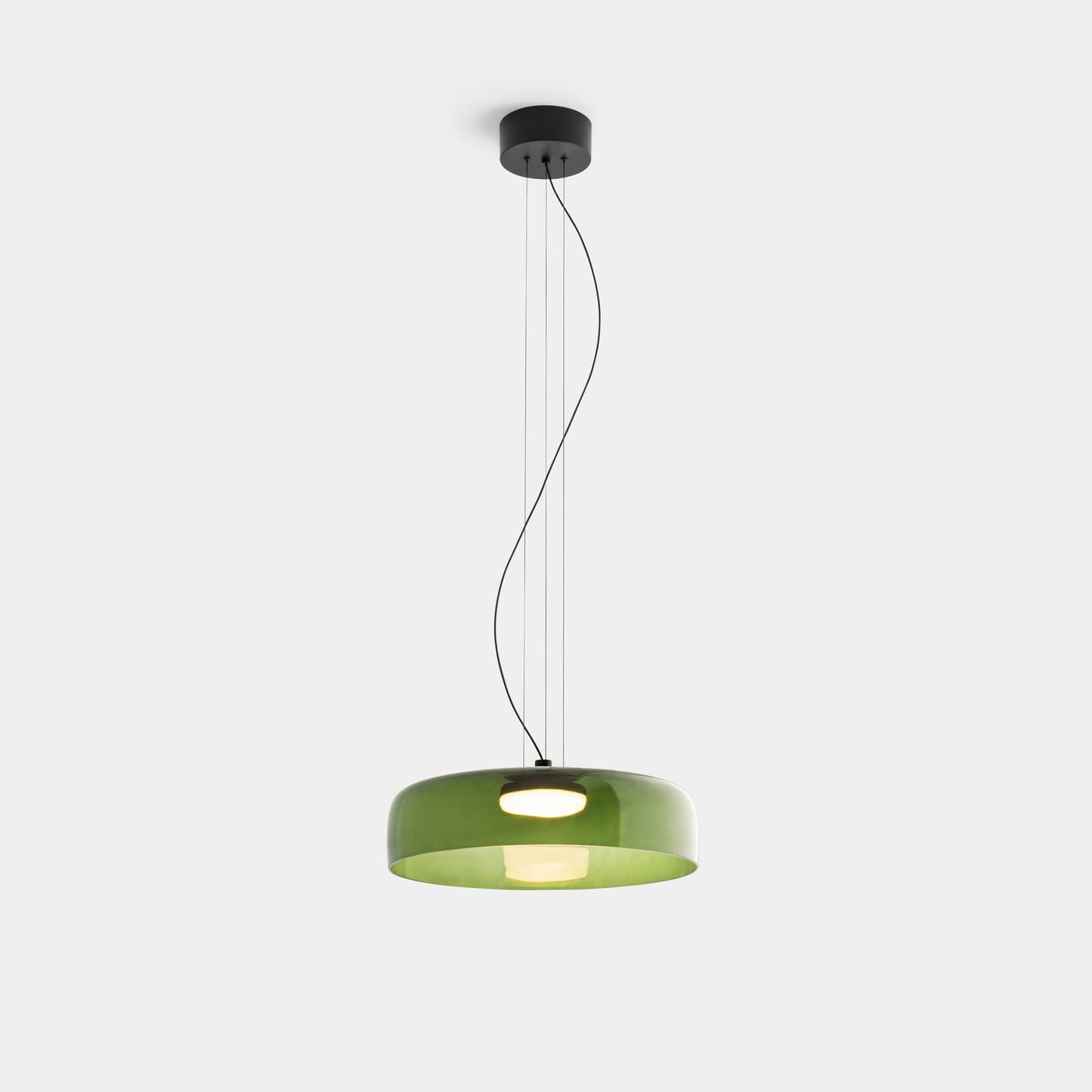 EvoGlow - Hanglamp van noors glas